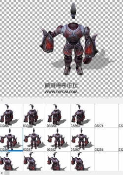 傳奇無頭將軍補丁素材-無頭將軍怪物「高清」