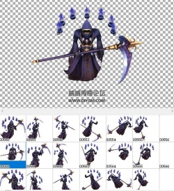 傳奇死神補(bǔ)丁素材-死神PNG怪物「高清無水印」